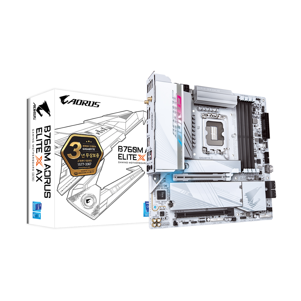 GIGABYTE B760M AORUS ELITE X AX 제이씨현_이미지