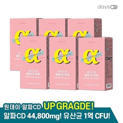 데이즈온 원데이 알파CD 프로 4g 14포 (6개)