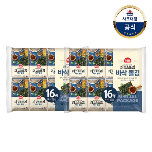 사조대림 더 고소한 바삭 돌김 도시락김 4.5g (32개)_이미지