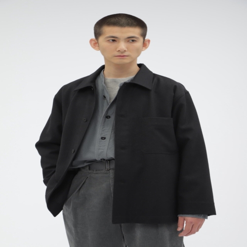  마가렛호웰 남성 블루종 재킷 FELTED WOOL SHIRTING 5964225505 24AW