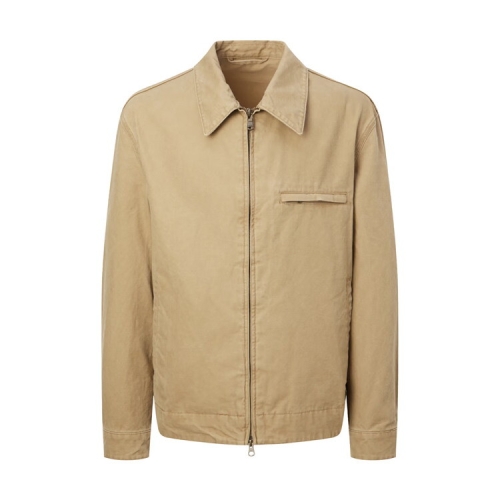 베이지 가먼트 워싱 워크 자켓 HZJU5A207I3