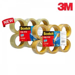 3M 스카치 두배강력한 포장용테이프 3615R-6 박스테잎