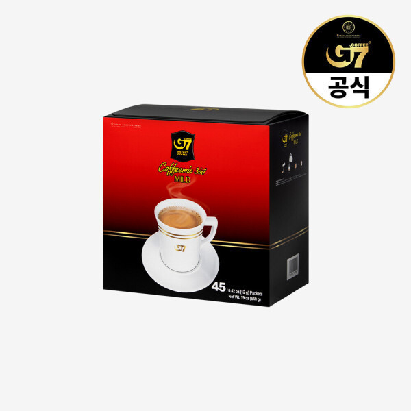 쭝웬 G7 3in1 마일드 커피믹스 45개입 (1개)_이미지
