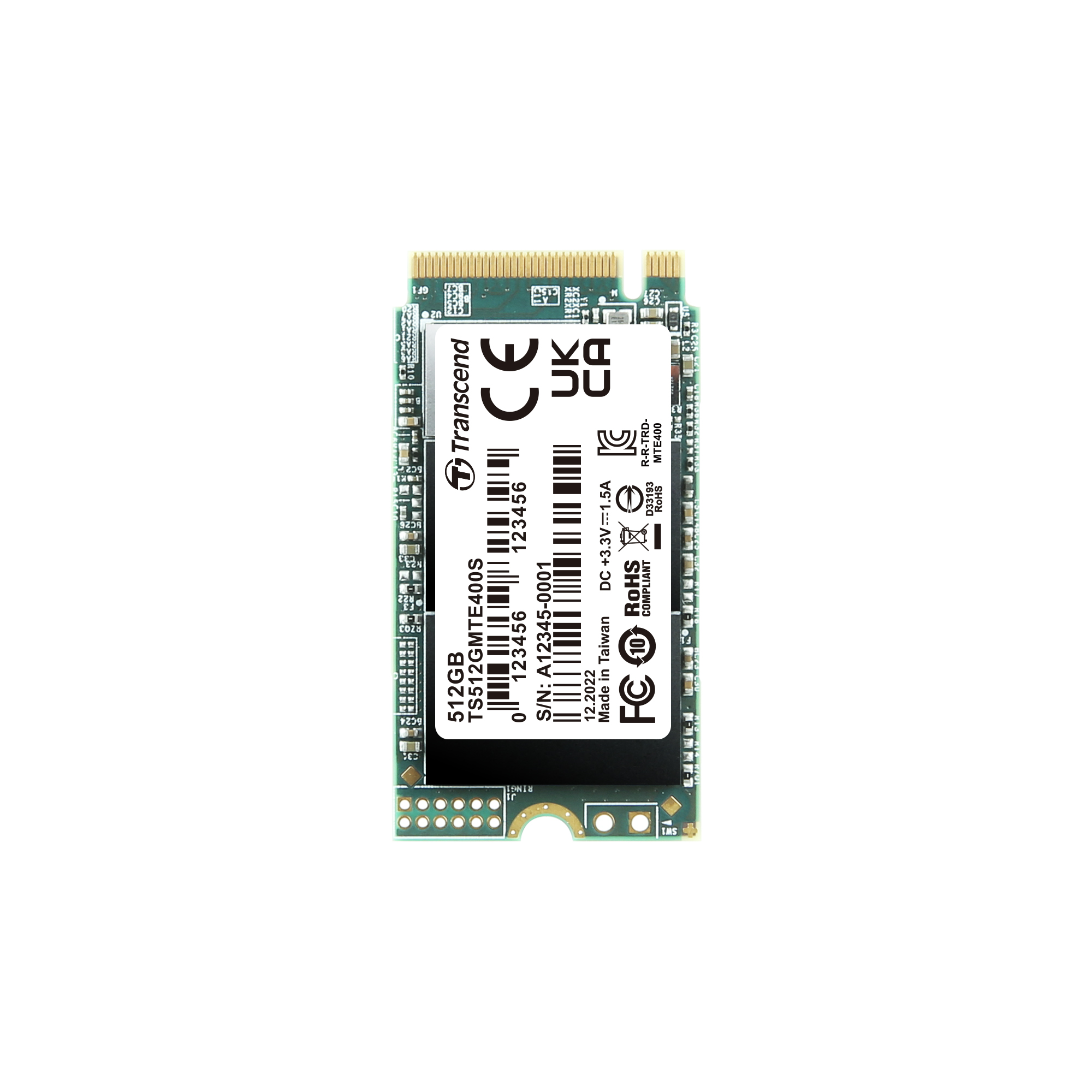 Ʈ������ MTE400S M.2 2242 NVMe(512GB)