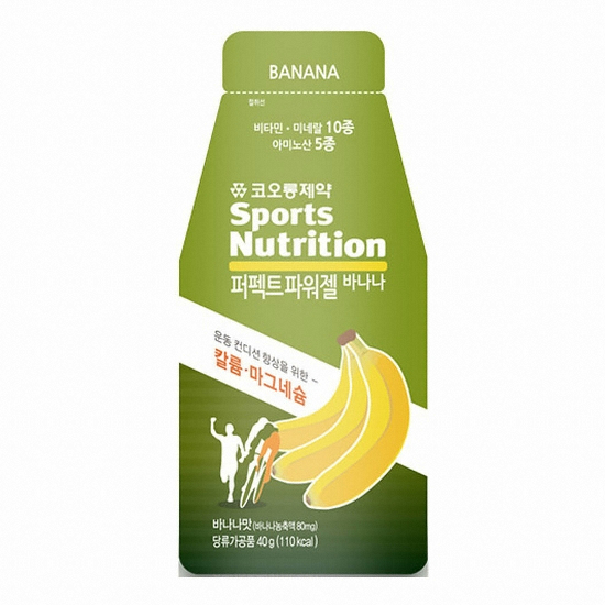코오롱제약 스포츠 뉴트리션 퍼펙트 파워젤 바나나맛 40g (12개)_이미지