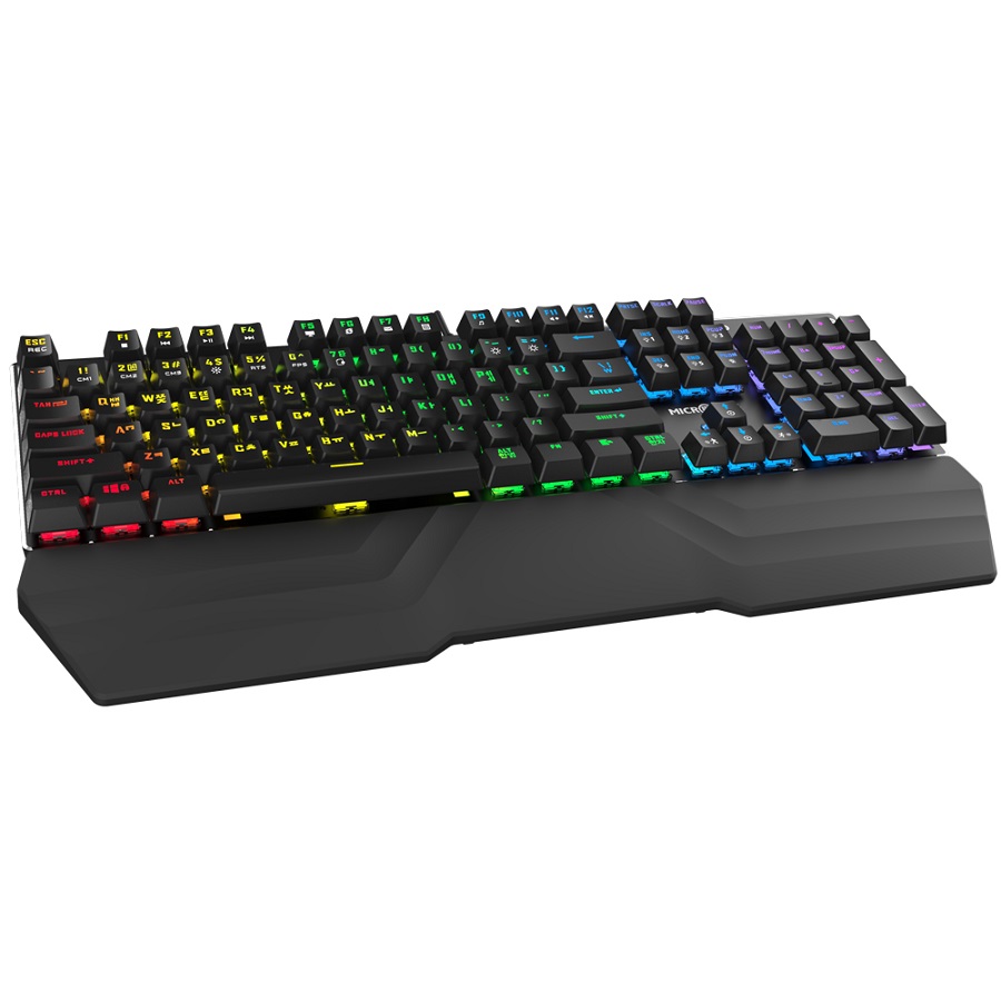 마이크로닉스 MANIC X240 LED 게이밍 기계식 키보드 (청축)_이미지