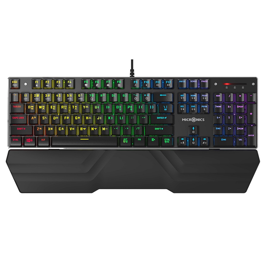 마이크로닉스 MANIC X240 LED 게이밍 기계식 키보드 (청축)_이미지