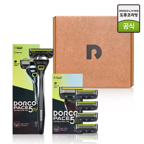 도루코 페이스 3D모션 스타터킷 면도기세트 [면도기1개+날5개]