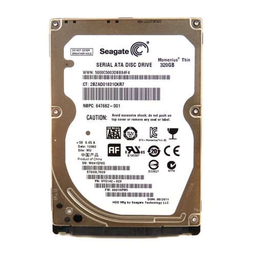 Seagate 320GB Momentus Thin ST320LT020 (SATA1/5400/노트북용)_이미지