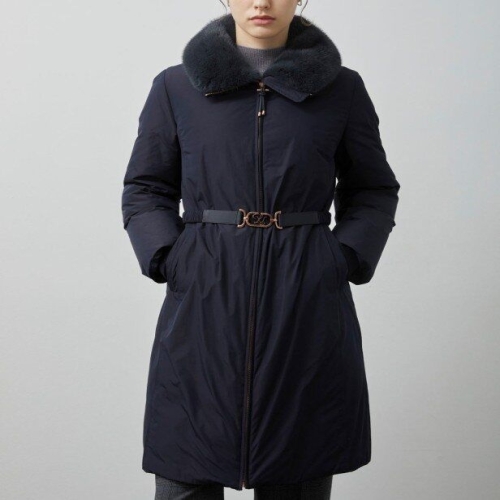 올리비아로렌 여성 밍크카라 구스 다운 VOPKD4WB211_이미지