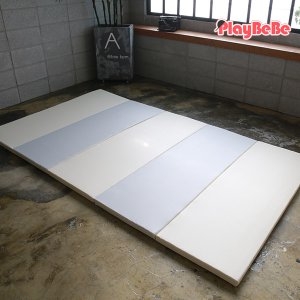 놀이방 폴더매트 레체그레이 5단 140x250