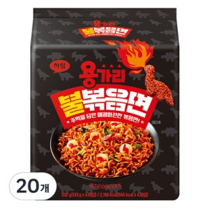 하림 용가리 불볶음면 133g (20개)_이미지