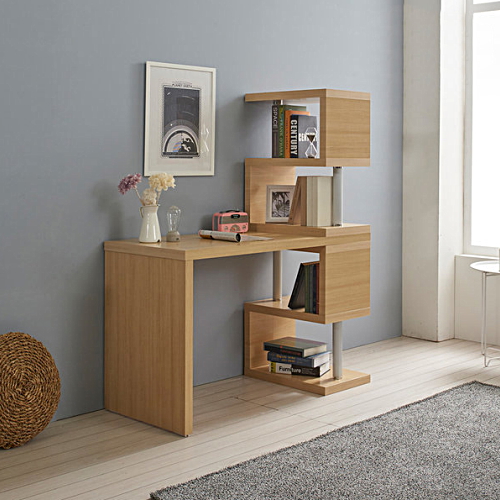 셀레스타 워너비 책상+4단 소형 책장 세트 (1200x550)_이미지