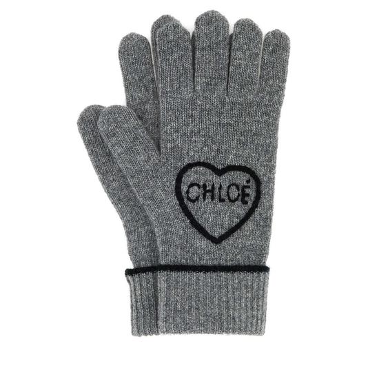 끌로에 Grey 울 blend gloves CH26SKG02WCS012 T