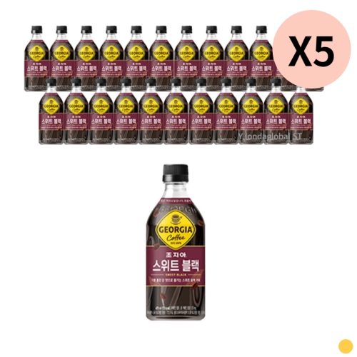 코카콜라음료 조지아 스위트블랙 470ml (120개)_이미지