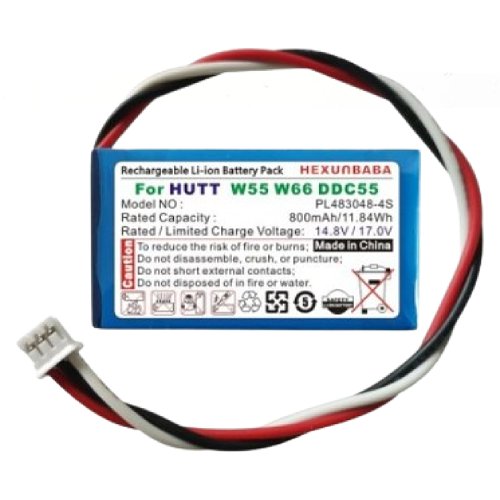 ������ HUTT DDC55 W55 W66 ȣȯ ���͸� 14.8v 800mAh