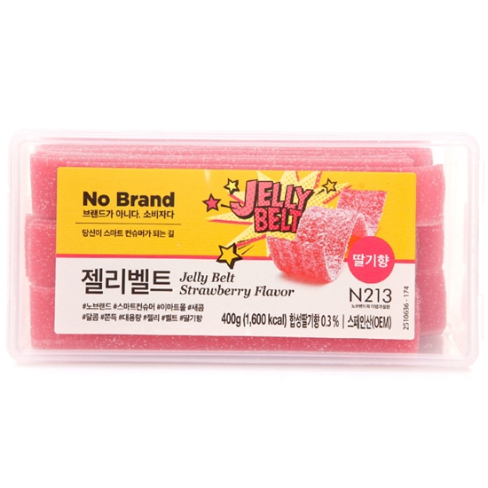 이마트 노브랜드 젤리벨트 딸기향 400g (1개)_이미지