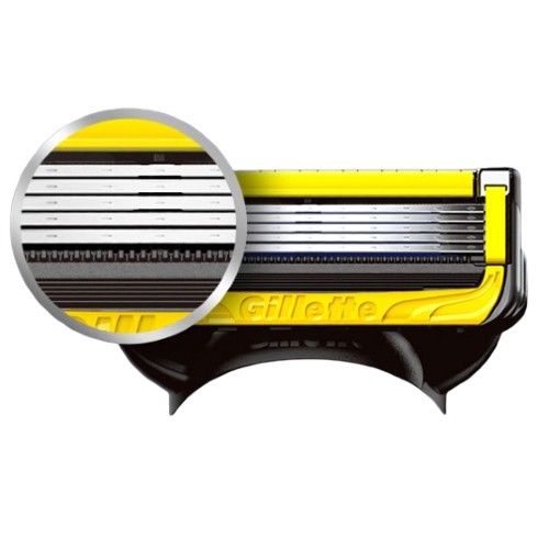 질레트 리뉴얼 프로쉴드 옐로우 면도날 (12개)_이미지