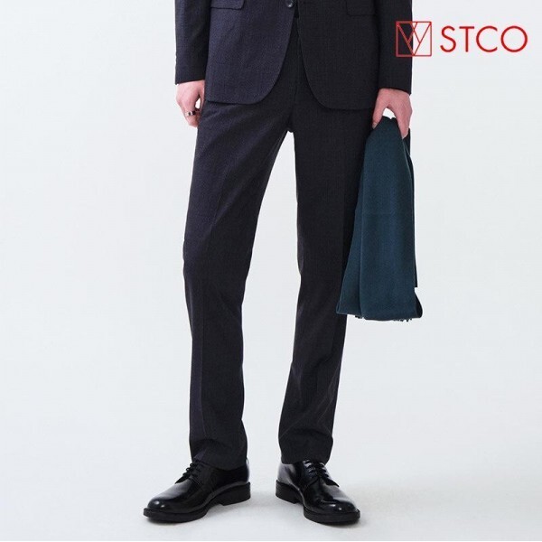 STCO 클래식핏 자스페 체크 수트팬츠 SSLTC53CCN