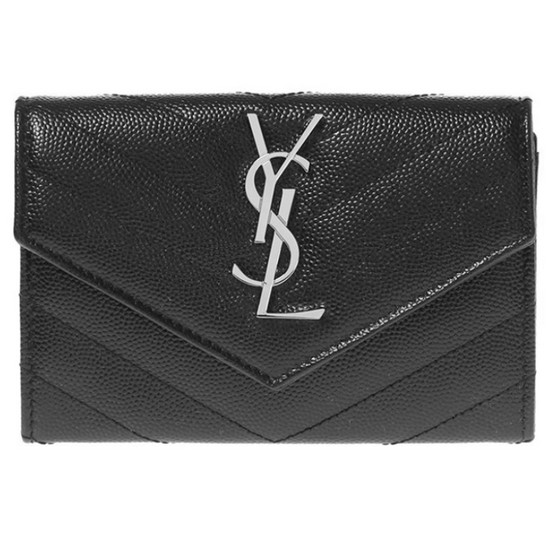 입생로랑 생로랑 모노그램 스몰 엔벨로프 지갑 414404 BOW02 1000