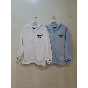 댕댕이귀달이 롱후드집업TGJM25106