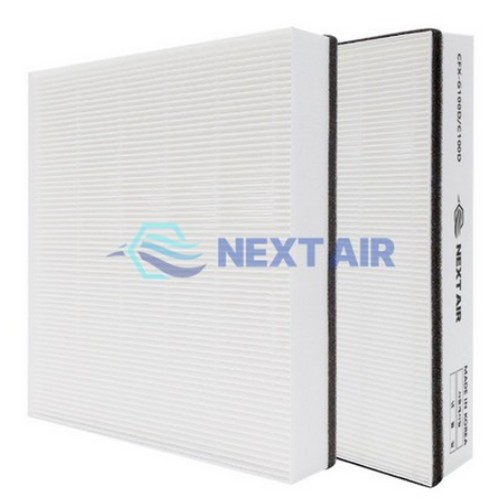 넥스트에어 삼삼성전자 블루스카이 3000/6000 전용 CFX-G100D 호환용 일체형필터 (2개)_이미지