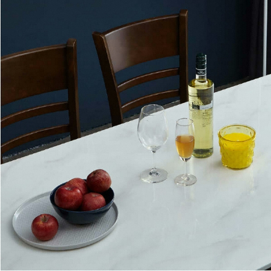 아씨방 미켈 대리석 식탁 1200 (의자4개)_이미지