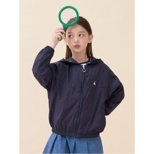 삼성물산 빈폴키즈 여아 에어리 바람막이 점퍼 네이비 BI6339G01R