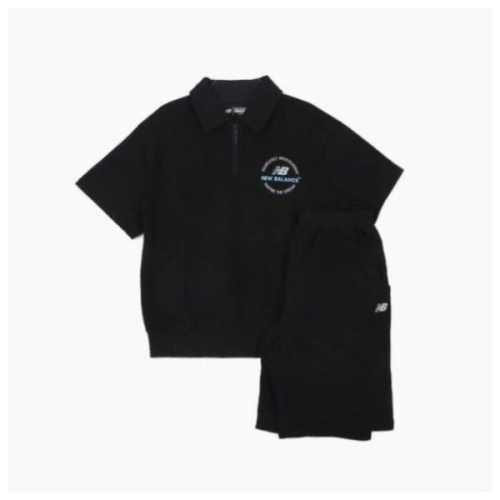  뉴발란스키즈 미니쮸리 반팔 스웨트셋업 (NK9YFB201U)