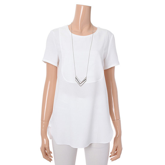 샤트렌 네크리스 포인트 A라인 티셔츠 HC6MTS717_이미지