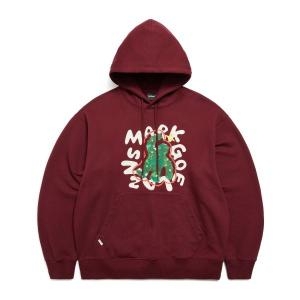 마크곤잘레스 MG 슈무 홀리데이 스웨트 후디 버건디 722887 BURGUNDY 105