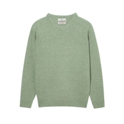 헤스티아 긴팔티 VQA HZSW4D407E1 라이트그린 쉐기독 크루넥 니트