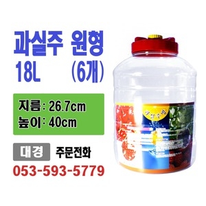  대경페트산업 과실주 원형 18L [6개]