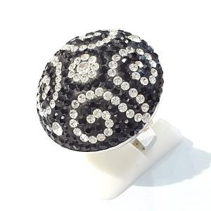 블루케이 블랙크리스탈 합성석 반지 211020-19_이미지