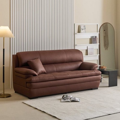 파로마 쿠시아 가죽 소파 2인용