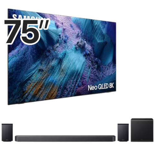삼성전자 네오QLED KQ75QNF990FXKR (벽걸이+사운드바, HW-Q930F)
