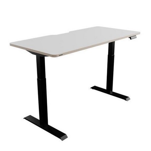 카멜마운트 핏쳐 E2 고강도 듀얼 스퀘어 프레임 모션 스탠딩 책상 (1200x750)_이미지