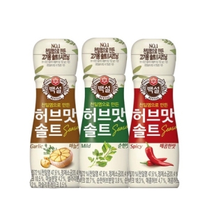 백설 허브맛솔트 순한맛 50g이미지입니다. 누르면 해당 게시물로 새창이동합니다.