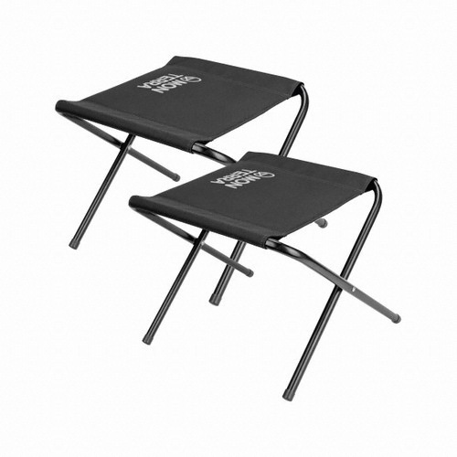 카라신 몬테라 와이드 BBQ 체어 2개 (블랙)_이미지