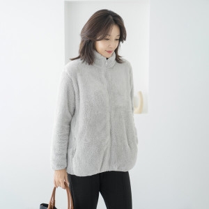마담4060 엄마옷 보들보들후리스 데일리 여성 점퍼-RD000160_이미지