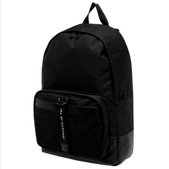 LF 질바이질스튜어트 블랙 메쉬포켓 백팩 JLBA8E750BK