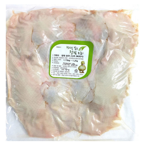 청림농원 오리 생육 완포 23호 1.15kg (1개)