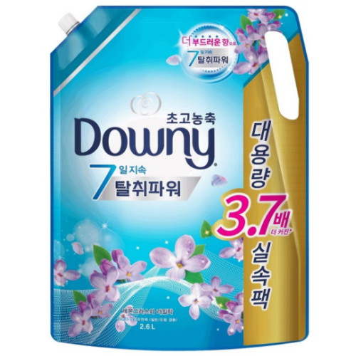 P&G 다우니 ㅤ탈취파워 레몬그라스와 라일락 2.6L (4개)_이미지