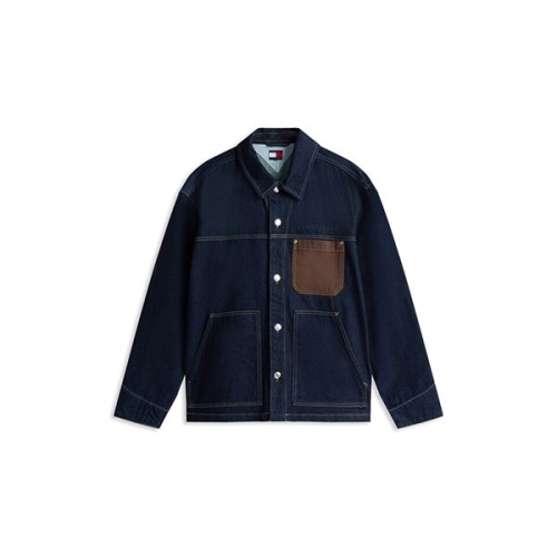 타미진스 TOMMY JEANS 릴렉스 핏 데님 초어 재킷 T32G0NJC12TMT11BK T32G0NJC12TMT11BK 156875_이미지