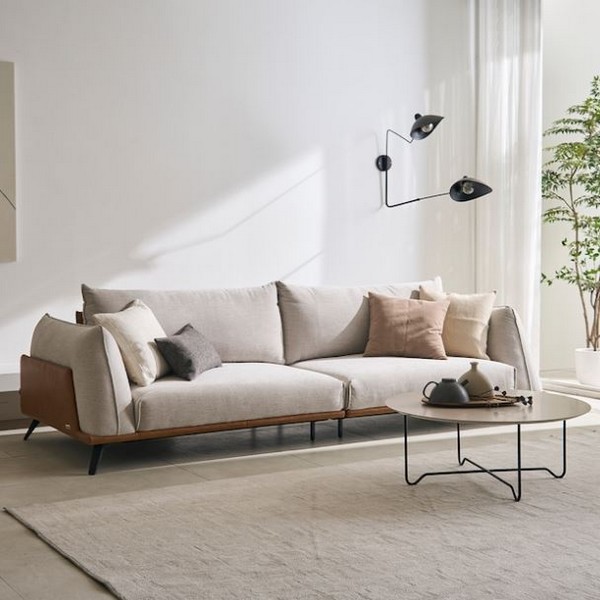 리바트 칸토나 일반형 패브릭 소파 4인용_이미지