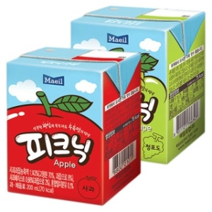 매일유업 피크닉 사과 200ml 12개 + 청포도 200ml 12개이미지입니다. 누르면 해당 게시물로 새창이동합니다.