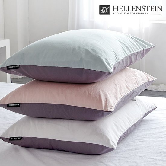 헬렌스타인 브리즈 워싱 60수 투톤양면 베개커버 (1개, 60x40cm)_이미지