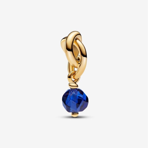판도라 9월 블루 탄생석 서클 댕글 참 763462C09