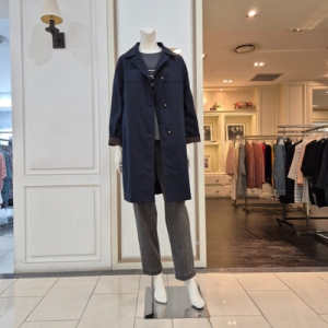 소매배색트렌치코트AX6G3BY 7000-49_BP 41421_AX6G3BY700049