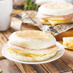 유로베이크 잉글리쉬 머핀 샌드위치 120g (1개)_이미지